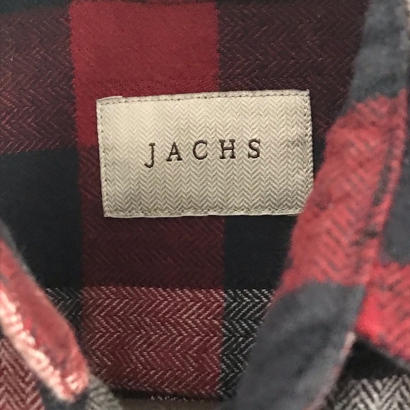 In Like-New JACHS Men’s Thick Heavy Flannel Button Down Shirt Size L - Picture 2 of 5